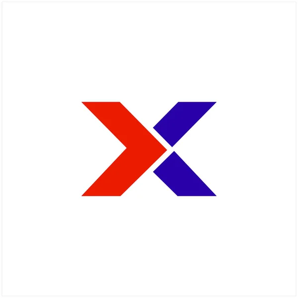 Harf X vektör logo şablon tasarımı.