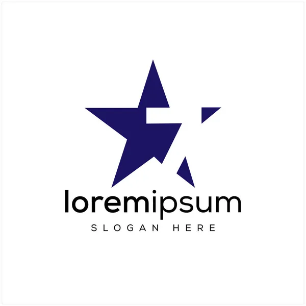 yıldız logo simgesi ve logo şablonu