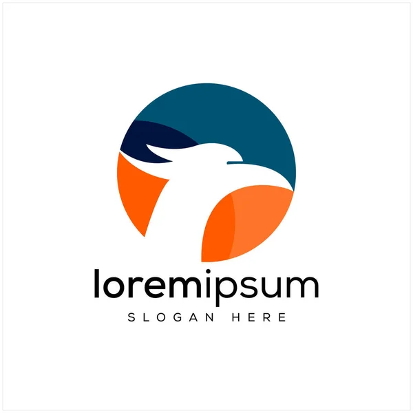 Kartal logosu tasarım vektörü, İllüstrasyon
