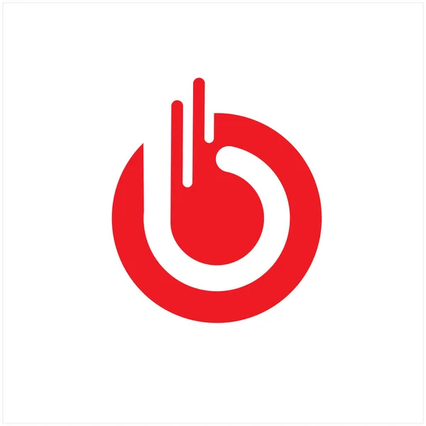 B harfi logo vektörü, B harfi iş logosu, B harfi logo şirketi.
