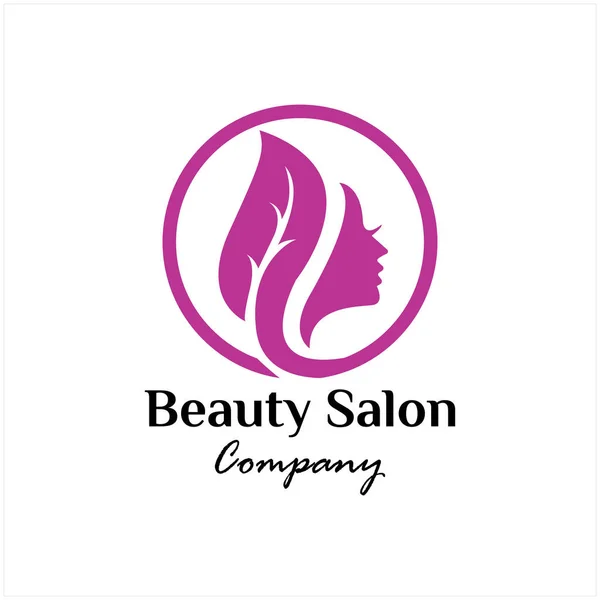 Modern Beuty Salon Logo Design — Stock Vector