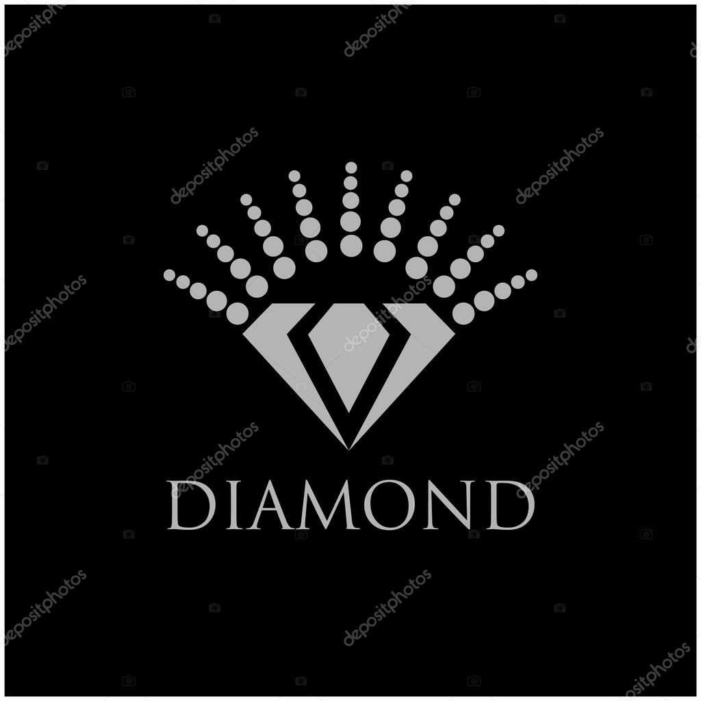 Creative Diamond Logo and Icon Design Template
