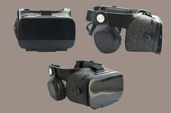 Isolado Óculos Tecnologia Moderna Realidade Virtual Sem Pessoas — Fotografia de Stock