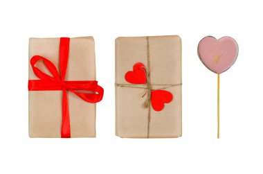 Sevgililer Günü arkaplanı dekorasyon şekilli kalp, bayram tebrik kartı.