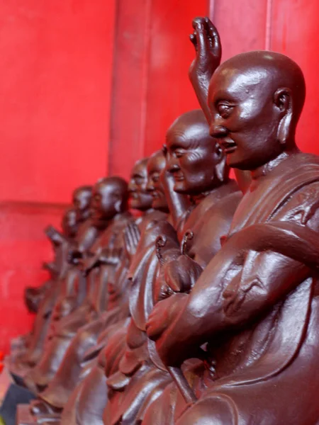 Posąg Boga Świątyni Która Jest Czczona Przez Chińczyków — Zdjęcie stockowe