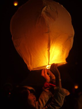 Gece fener uçuş süreci