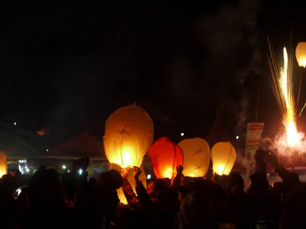 Lantern Festival Night — Stock Photo, Image