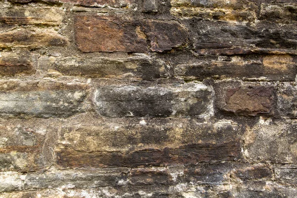 Graubraune Steinmauer Einer Alten Burg Perfekter Hintergrund Selektiver Fokus — Stockfoto