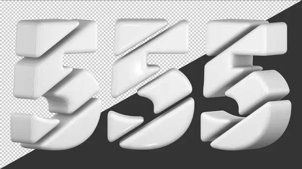 Design Slice Number — стоковый вектор