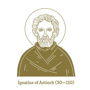 Ignatius of Antioch (30-110) was an early Christian writer and Patriarch of Antioch. His letters also serve as an example of early Christian theology. clipart