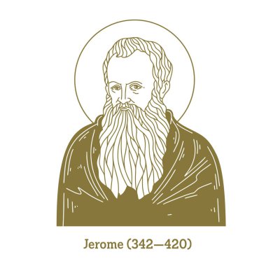 Jerome (342-420), Hristiyan rahip, din bilimci ve tarihçi; yaygın olarak Aziz Jerome olarak bilinir..