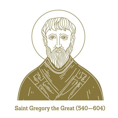 Aziz Gregory (540-604), 3 Eylül 590 tarihinden ölümüne kadar Roma piskoposu. Roma 'dan, Gregorian Misyonu' ndan gelen ilk büyük ölçekli görevi teşvik etmesiyle tanınıyor..
