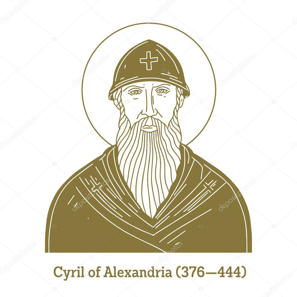 Cyril of Alexandria (378-444) was the Christian patriarch of Alexandria. He distinguished himself by using his position to champion the orthodox faith against Jews and heretics.
