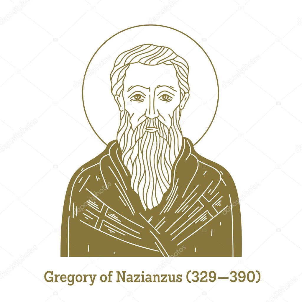 Gregory of Nazianzus (329-390) was a 4th-century Archbishop of Constantinople, and theologian. As a classically trained orator and philosopher he infused Hellenism into the early church, establishing the paradigm of Byzantine theologians