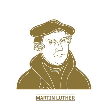Martin Luther (1483-1546) Alman teoloji profesörü, besteci, rahip, keşiş ve Protestan Reformu 'nda çığır açan bir figürdür. Hristiyan figürü.