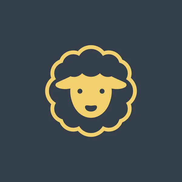 Ovce Jehně Symbol Oběti Poslušnosti — Stockový vektor
