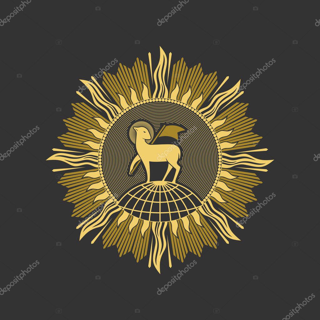Jesus Christ is the lamb of God and the king of the universe.