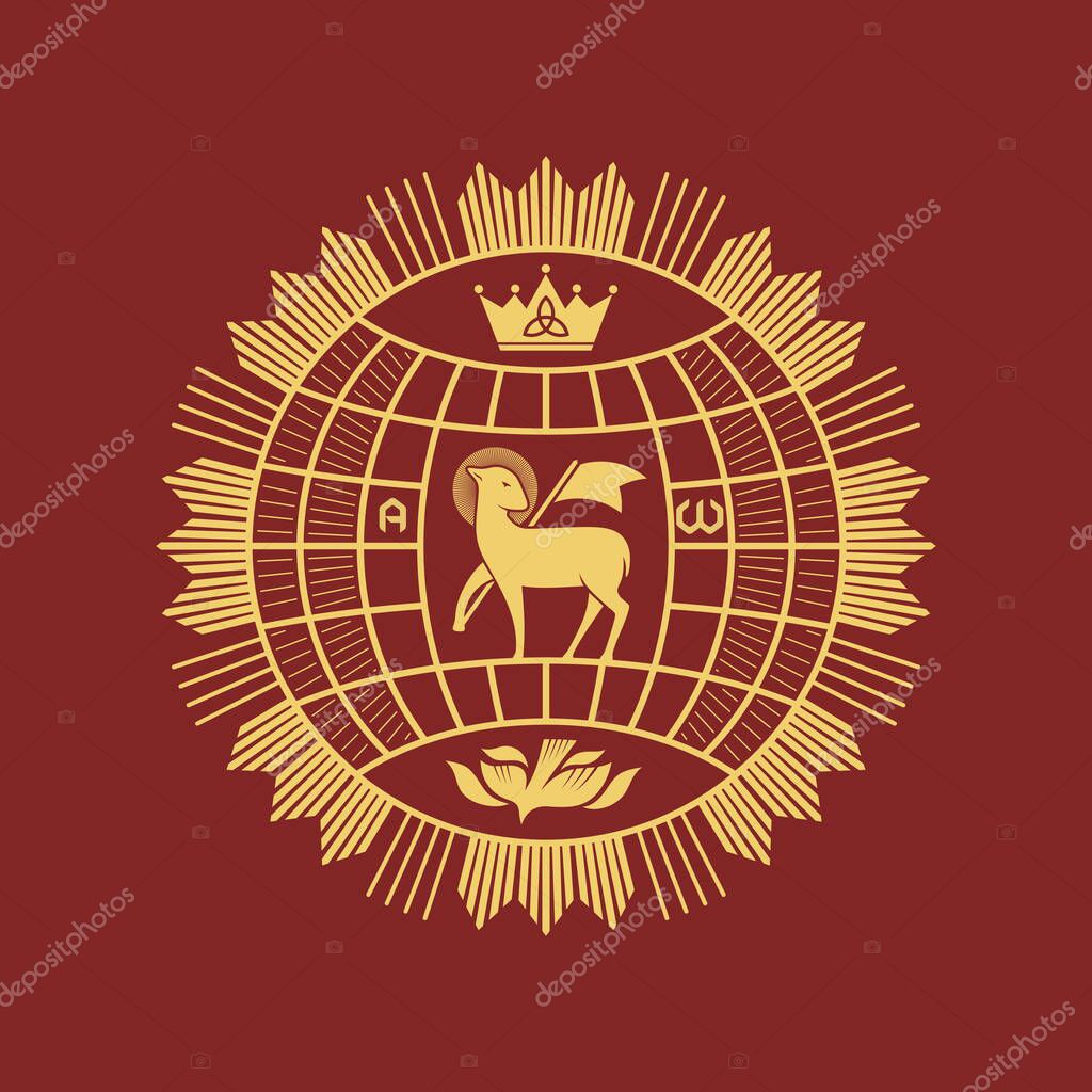 Jesus Christ is the lamb of God and the king of the universe.