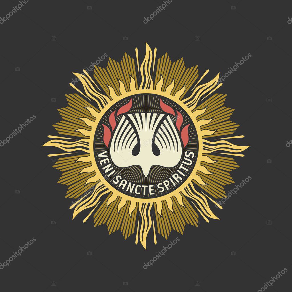 Christian illustration - come Holy Spirit
