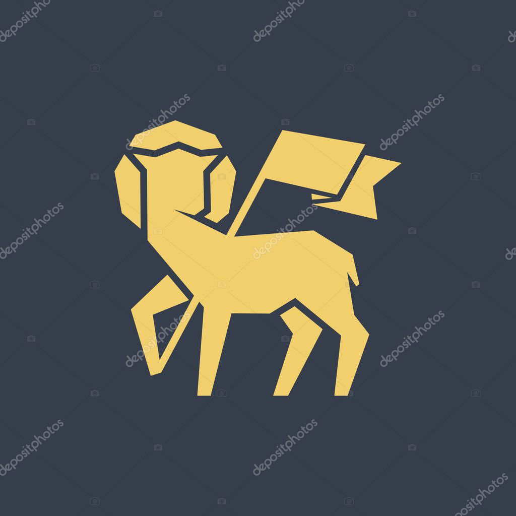 The Lamb of God is a symbol of Jesus Christ crucified for our sins.