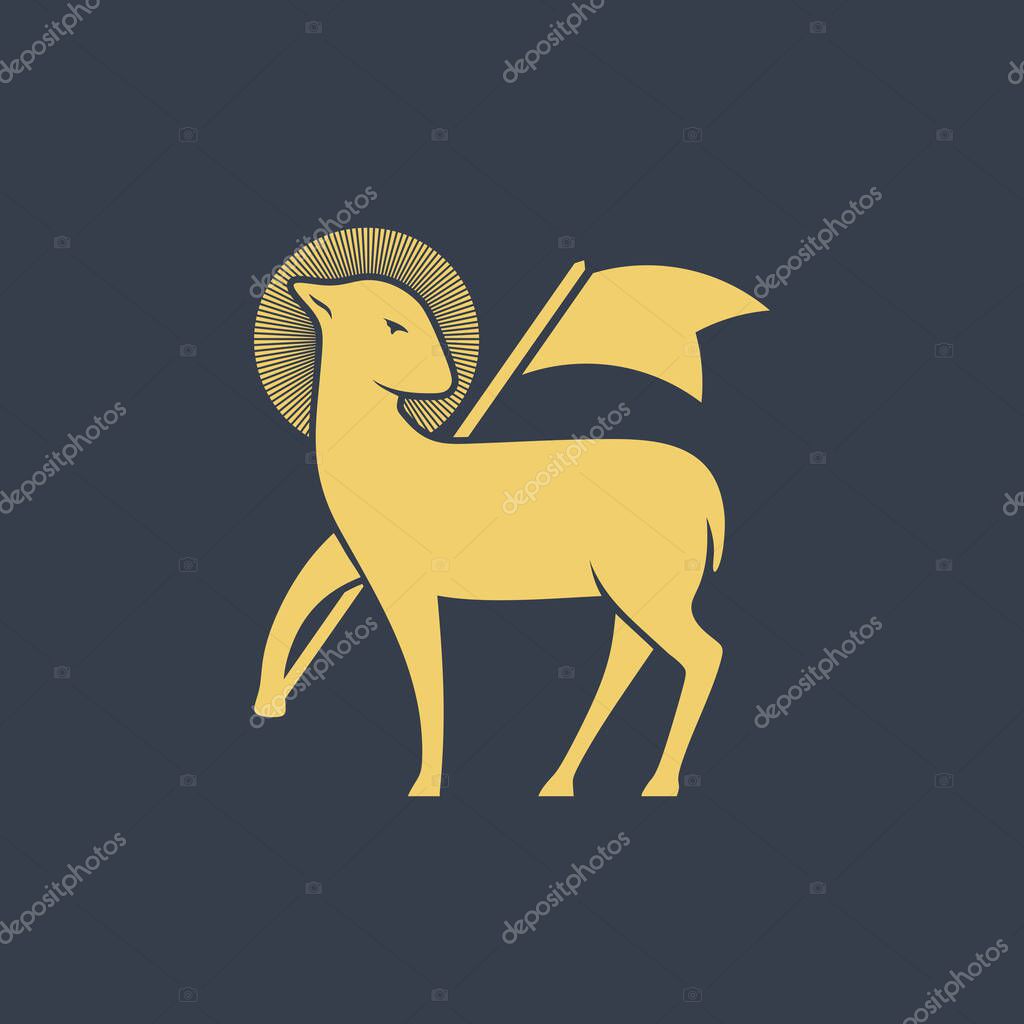 The Lamb of God is a symbol of Jesus Christ crucified for our sins.