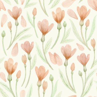 Renkli arka planda izole edilmiş pembe timsahlı suluboya deseni. Yumuşak bahar el çizimleri koleksiyonu. Paket kağıtlarında, tekstil ürünlerinde, tebrik kartlarında kullanılabilir.