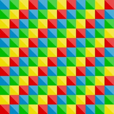 Tethris bulmaca oyunu basit arkaplan. Düz vektör biçiminde geri dönüş deseni.