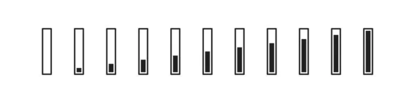 Ebenenleiste Einfaches Liniensymbolkonzept Skala Mater Isolierte Vektordarstellung Flachem Stil — Stockvektor