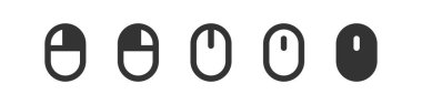Bilgisayar faresi simgesi. Web, pc kaydırma illüstrasyonuName.
