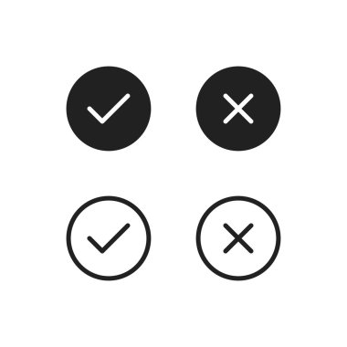 İşaret simgesi ayarlandı. Çapraz ağ işareti. Evet, düz vektör biçiminde sembol yok.