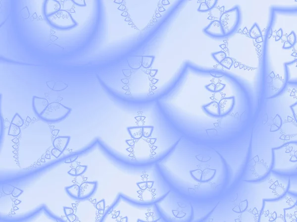 Повторюючи Синій Абстрактний Ажурний Візерунок Світлому Фоні — стокове фото