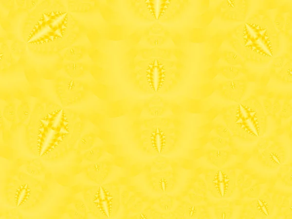 Many Yellow Trilobite Crystals Yellow Gradient Background — ストック写真