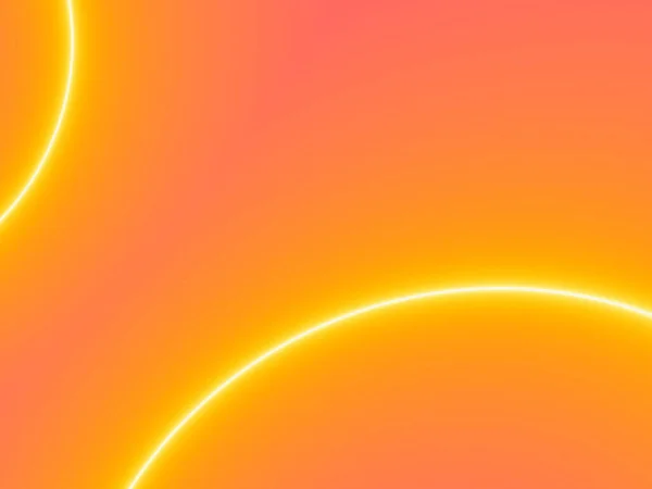 Gold Rings Yellow Orange Gradient Background — стоковое фото