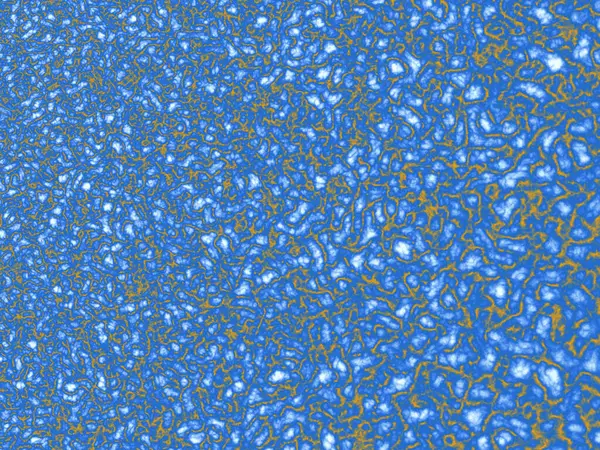 Абстрактні Криві Пофарбовані Коричневі Смуги Синьому Фоні — стокове фото