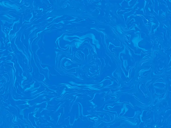阳光下的水波 模糊而透明的蓝色平静的水面纹理 带有水花和气泡 抽象的自然背景 — 图库照片