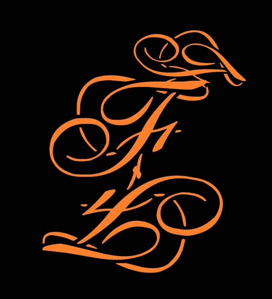 Abstraktes Logo Mit Schwarzem Hintergrund Und Bester Farbe — Stockfoto