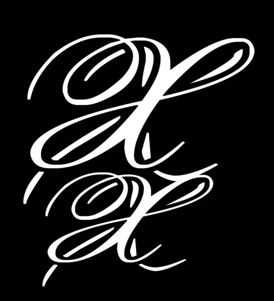 Abstraktní Logo Černým Pozadím Nejlepší Barvou — Stock fotografie