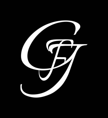 Siyah arkaplan üzerine soyut çizimler