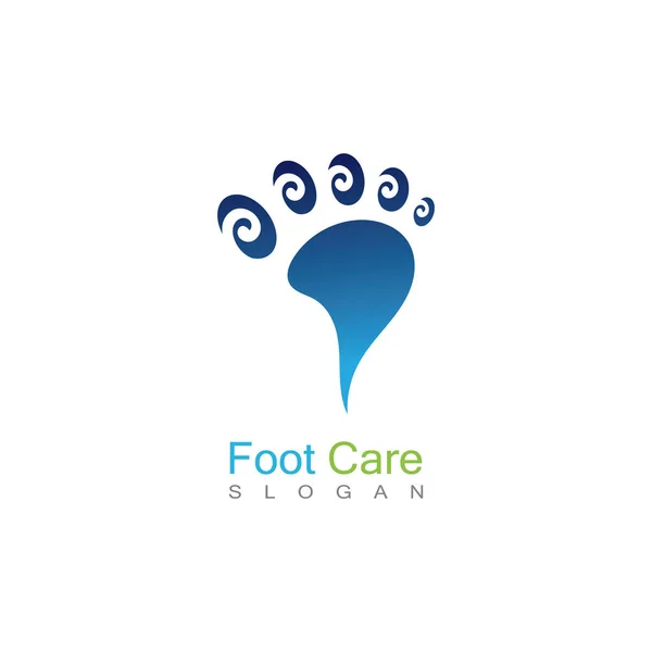 Stock vector Foot Care Logo Template Design Vector, Emblem, Concept Design, Creative Symbol, Icon