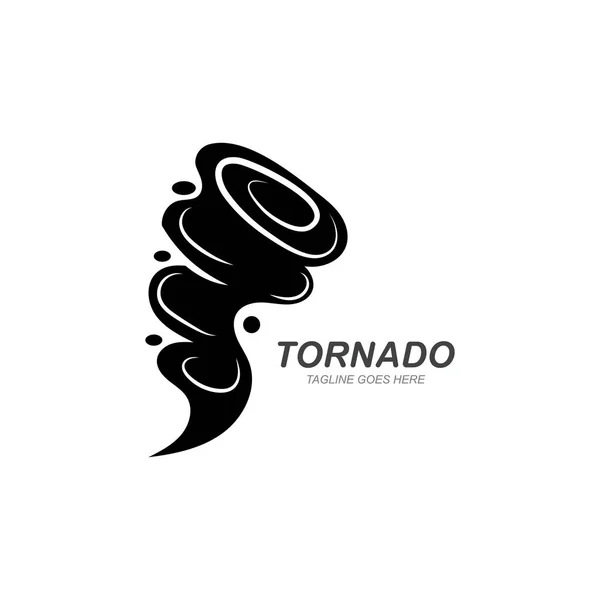 Дизайн Векторной Иллюстрации Логотипа Ветра Торнадо — стоковый вектор