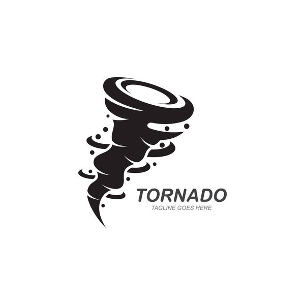 Tornado wind  logo symbol vector illustration design