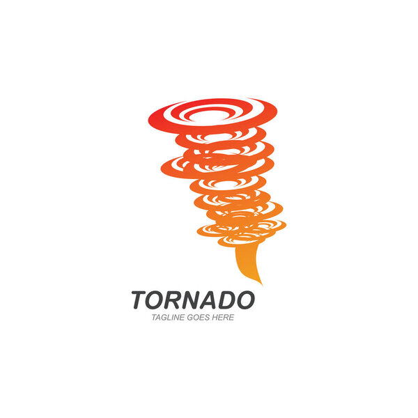 Tornado wind  logo symbol vector illustration design
