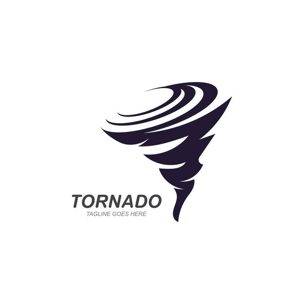 Tornado wind  logo symbol vector illustration design