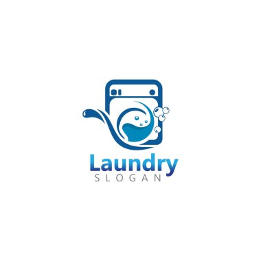 Laundry machine logo. Good for business illustration template design