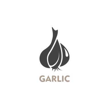 Garlic vector icon illustration design template