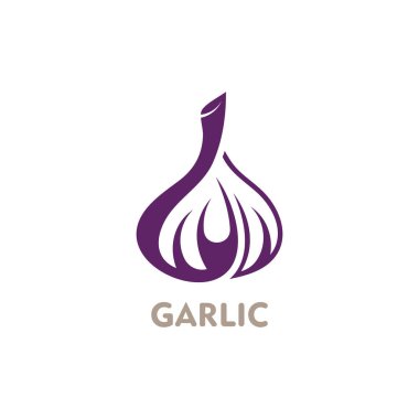 Garlic vector icon illustration design template