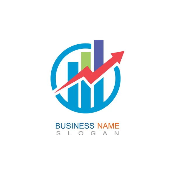 Business Finance Professionelle Logo Vorlage Vektor Symbol — Stockvektor