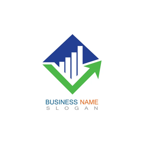 Creative Accounting Concept Logo Design Template — Stock Vector