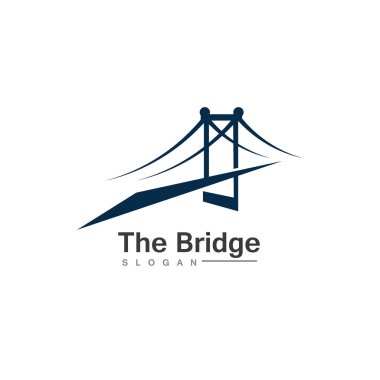 Business Bridge Logo Design Vector Icon Template design