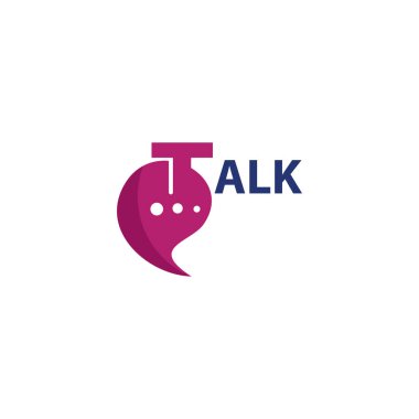 Talk Consult logo design, business logo template design concept vector
